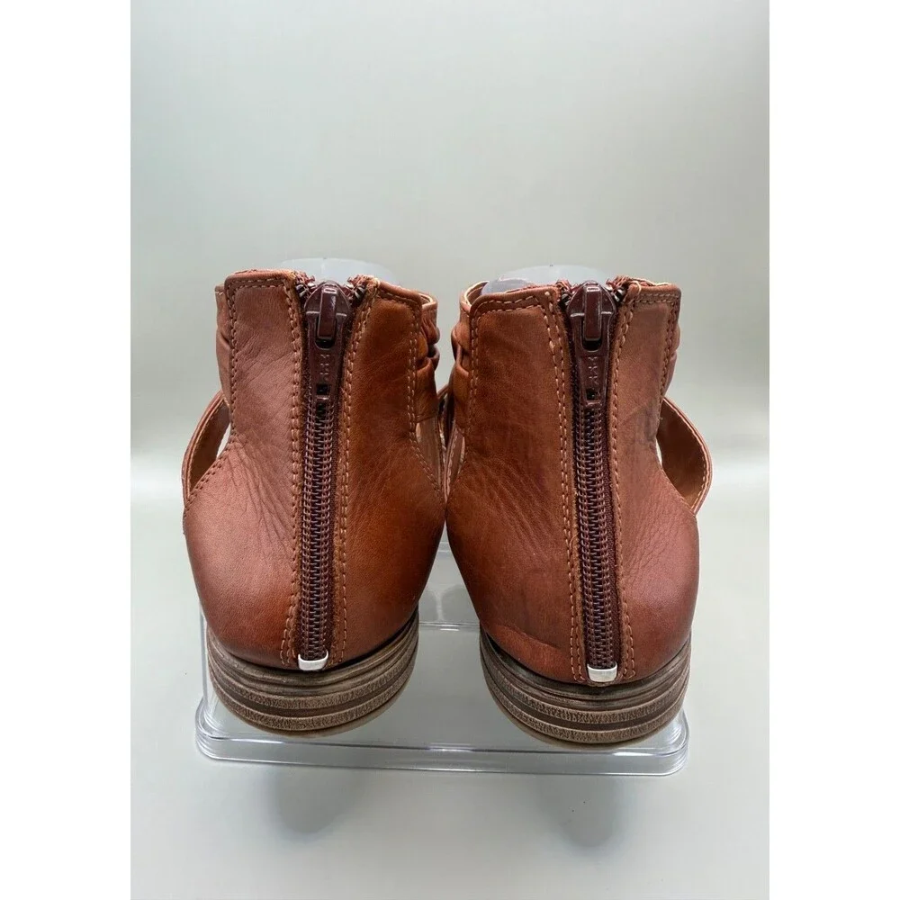 Miz Mooz Daphne Womens Brown Leather Sandal EU 40 US 9